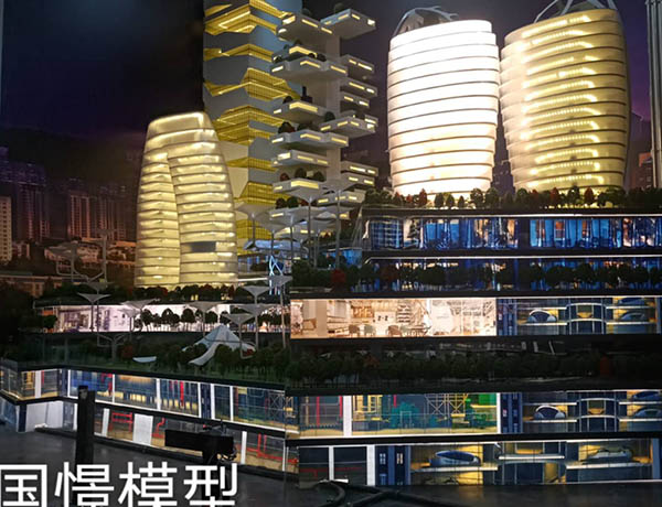 都江堰市建筑模型